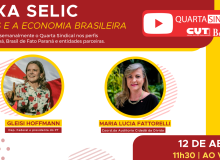 Quarta Sindical:  Taxa Selic,  juros e a economia brasileira
