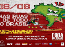 Atos em Aracaju e todo Brasil vão marcar Dia Nacional de Luta do Serviço Público