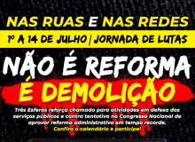 Três Esferas convoca Jornada de Lutas contra a volta da PEC 32