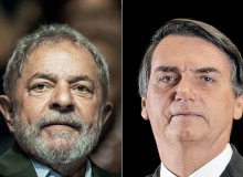 Lula tem 52% dos votos válidos, contra 48% de Bolsonaro, segundo o Datafolha