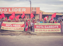 Servidores de Caucaia e m estado de greve mobilizam Rotas Praia e Garrote