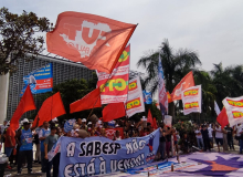 900 mil votam em plebiscito contra as privatizações de Tarcísio