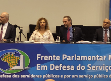 Confetam no lançamento da Frente em prol do serviço público