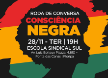 CUT-SC promove roda de conversa sobre consciência negra na próxima terça-feira (28)