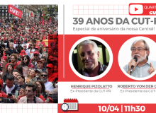 Quarta Sindical: 39 anos da CUT Paraná