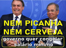 Bolsonaro quer congelar salário mínimo e aposentadorias se for reeleito, diz Guedes