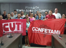 Servidores de Cuité aclamam diretoria e aprovam filiação do sindicato à CUT