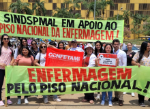 Confetam/CUT participa de ato em Brasília pelo piso da enfermagem