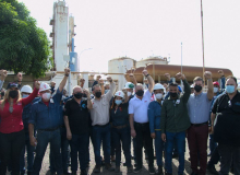 Centrais Sindicais entregam peças à usina venezuelana que doou oxigênio ao Brasil