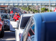 Fortaleza: carreata reúne mais de mil carros por #ForaBolsonaro