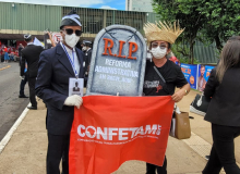 Confetam/CUT comemora o enterro da Reforma Administrativa na Câmara dos Deputados