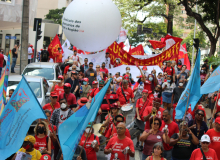 Primeiro de Maio de união, luta e resistência em Belo Horizonte - Fotos Rogério Hilário